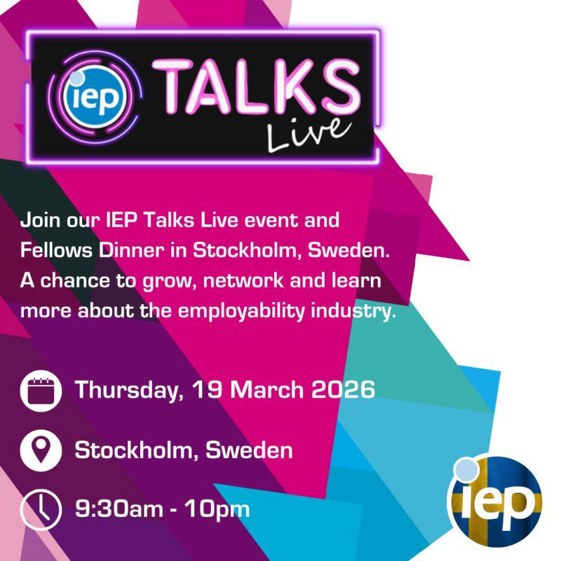 IEP Talks Live Sweden Stockholm 2026
