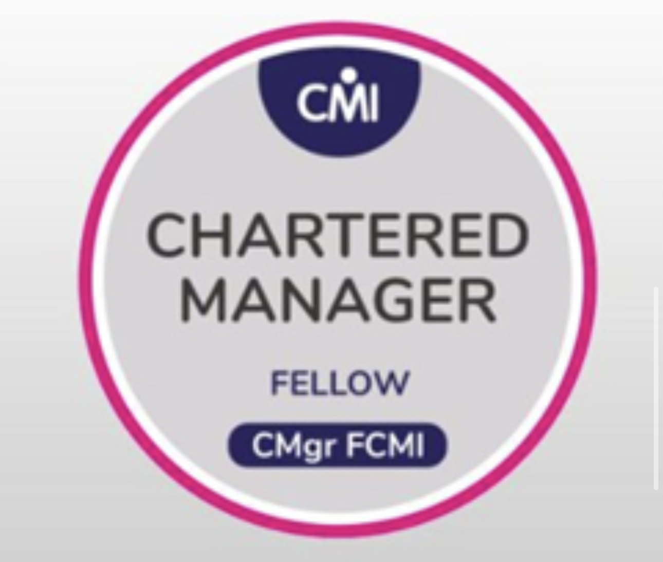 CMI Fellowship badge